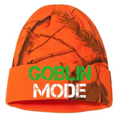 Halloween Goblin Mode Gaming Gamer Funny Gift Kati Licensed 12" Camo Beanie