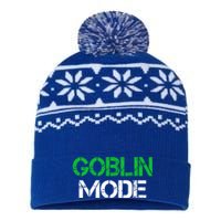 Halloween Goblin Mode Gaming Gamer Funny Gift USA-Made Snowflake Beanie