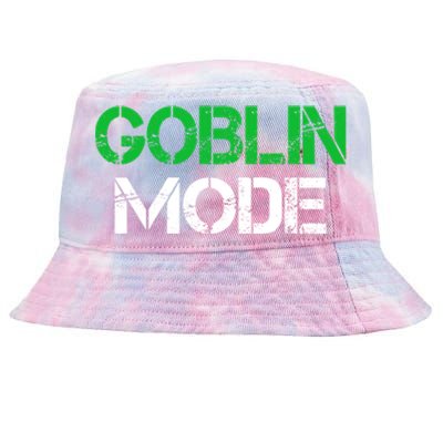 Halloween Goblin Mode Gaming Gamer Funny Gift Tie-Dyed Bucket Hat