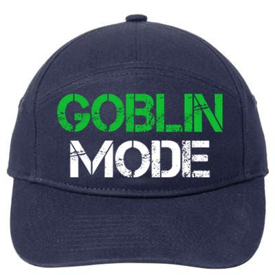 Halloween Goblin Mode Gaming Gamer Funny Gift 7-Panel Snapback Hat