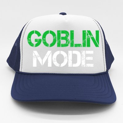 Halloween Goblin Mode Gaming Gamer Funny Gift Trucker Hat