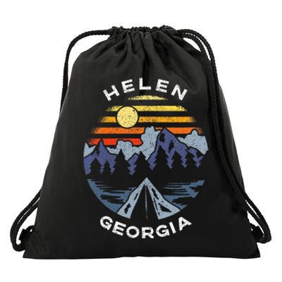 Helen Georgia Mountains Lake Ga Vacation Souvenir Drawstring Bag