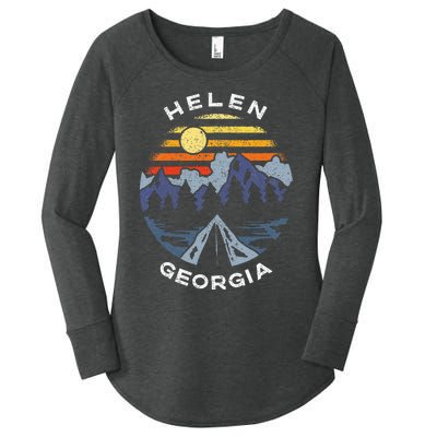 Helen Georgia Mountains Lake Ga Vacation Souvenir Women's Perfect Tri Tunic Long Sleeve Shirt