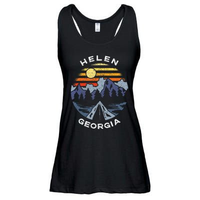 Helen Georgia Mountains Lake Ga Vacation Souvenir Ladies Essential Flowy Tank