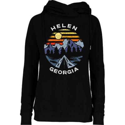 Helen Georgia Mountains Lake Ga Vacation Souvenir Womens Funnel Neck Pullover Hood