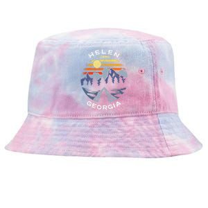 Helen Georgia Mountains Lake Ga Vacation Souvenir Tie-Dyed Bucket Hat