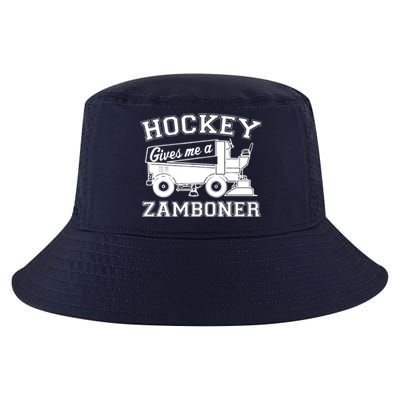 Hockey Gives Me A Zamboner Funny Hockey Fan Cool Comfort Performance Bucket Hat