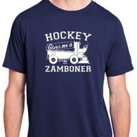 Hockey Gives Me A Zamboner Funny Hockey Fan Adult ChromaSoft Performance T-Shirt