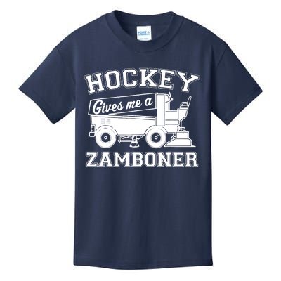 Hockey Gives Me A Zamboner Funny Hockey Fan Kids T-Shirt