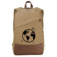 He Gave Me The Moon And The Stars Infinity Trendy Cotton Canvas Backpack