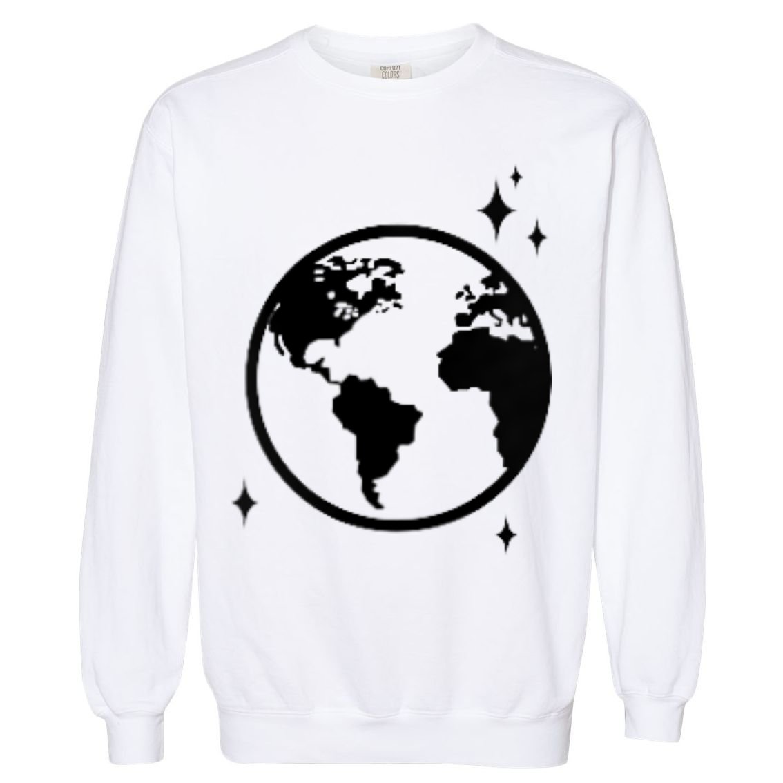 He Gave Me The Moon And The Stars Infinity Trendy Garment-Dyed Sweatshirt