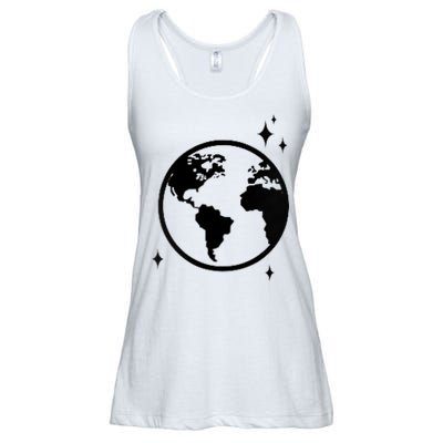 He Gave Me The Moon And The Stars Infinity Trendy Ladies Essential Flowy Tank