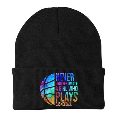 Hoops Girls Never Underestimate A Girl Who Plays Basketball. Beanie