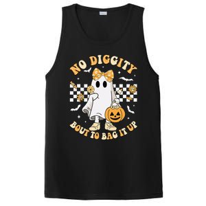 Halloween Ghost No Diggity Bout To Bag It Up PosiCharge Competitor Tank