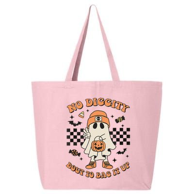 Halloween Ghost No Diggity Bout To Bag It Up 25L Jumbo Tote