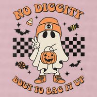 Halloween Ghost No Diggity Bout To Bag It Up 25L Jumbo Tote