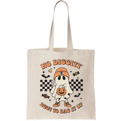 Halloween Ghost No Diggity Bout To Bag It Up Bag