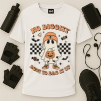 Halloween Ghost No Diggity Bout To Bag It Up Performance Shirt