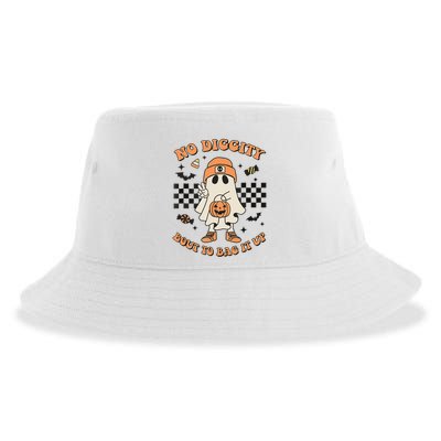 Halloween Ghost No Diggity Bout To Bag It Up Sustainable Bucket Hat