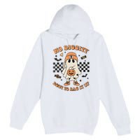 Halloween Ghost No Diggity Bout To Bag It Up Premium Pullover Hoodie