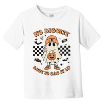 Halloween Ghost No Diggity Bout To Bag It Up Toddler T-Shirt