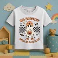 Halloween Ghost No Diggity Bout To Bag It Up Toddler T-Shirt