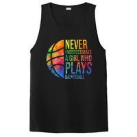 Hoops Girls Never Underestimate A  Who Plays Basketball PosiCharge Competitor Tank