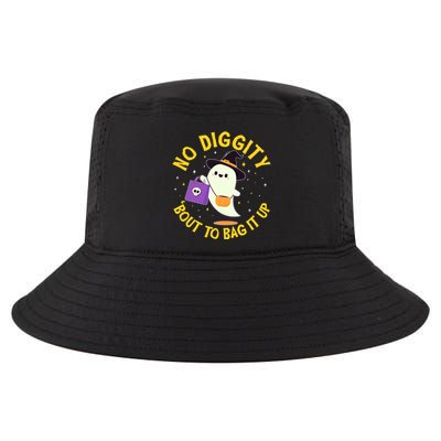 Halloween Ghost No Diggity Bout To Bag It Up Cool Comfort Performance Bucket Hat