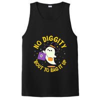 Halloween Ghost No Diggity Bout To Bag It Up PosiCharge Competitor Tank