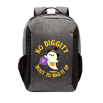 Halloween Ghost No Diggity Bout To Bag It Up Vector Backpack