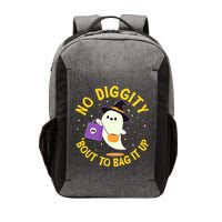 Halloween Ghost No Diggity Bout To Bag It Up Vector Backpack