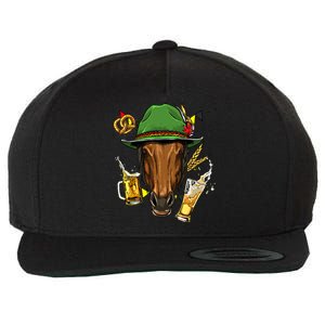 Horse Gery Oktoberfest Party Beer Fest Horse Lover Cow Gift Wool Snapback Cap