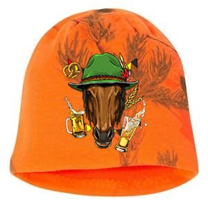 Horse Gery Oktoberfest Party Beer Fest Horse Lover Cow Gift Kati - Camo Knit Beanie