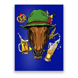 Horse Gery Oktoberfest Party Beer Fest Horse Lover Cow Gift Poster