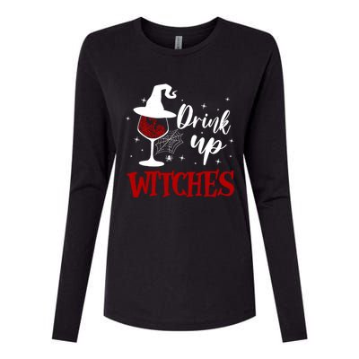 Halloween Glass Of Wine Up Witches Funny Ing Wine Gift Womens Cotton Relaxed Long Sleeve T-Shirt