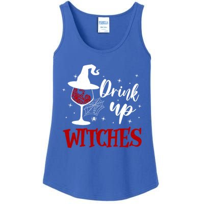 Halloween Glass Of Wine Up Witches Funny Ing Wine Gift Ladies Essential Tank