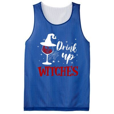 Halloween Glass Of Wine Up Witches Funny Ing Wine Gift Mesh Reversible Basketball Jersey Tank