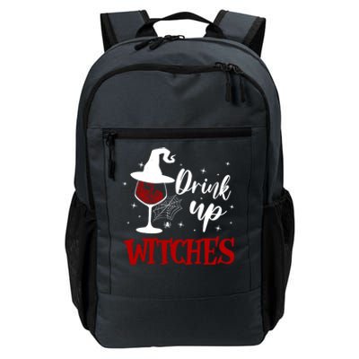 Halloween Glass Of Wine Up Witches Funny Ing Wine Gift Daily Commute Backpack