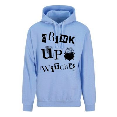 Halloween Glass Of Wine Up Witches Funny Ing Wine Gift Unisex Surf Hoodie