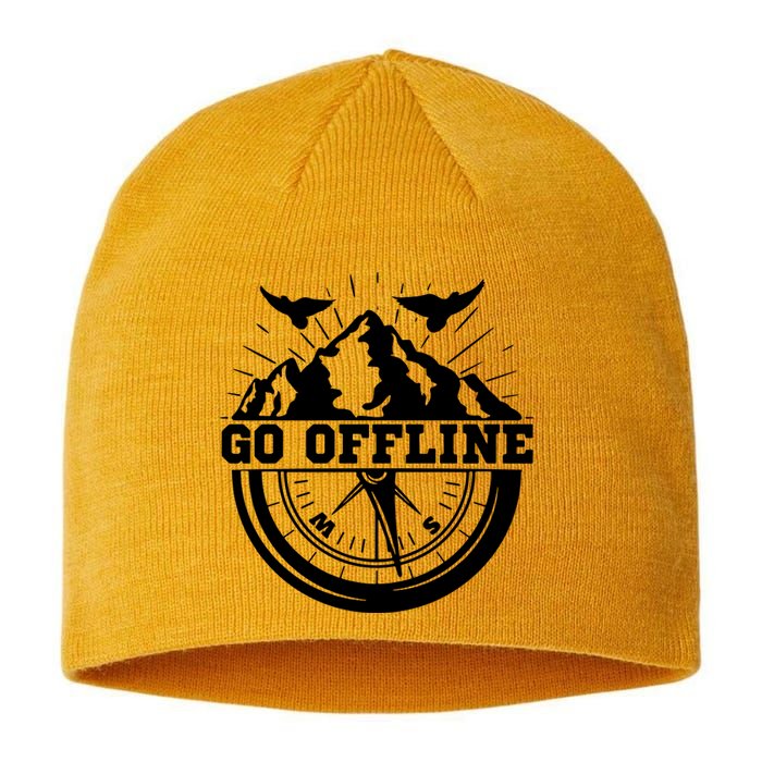 Hiking Go Offline Outdoors Nature Wilderness Adventure Sustainable Beanie