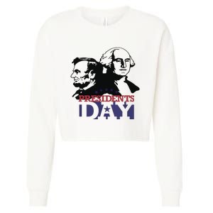 Happy Great President's Day Tee Cropped Pullover Crew