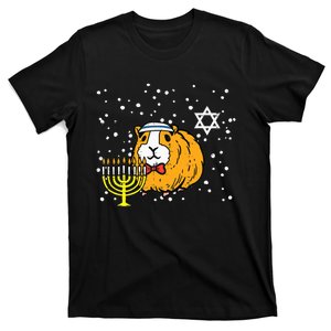 Hanukkah Guinea Pig Chanukah Jewish Funny  T-Shirt