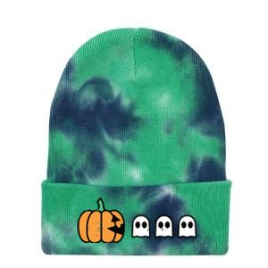 Halloween Gamer Pumpkin Eating Ghost Costume Boy Kids Tie Dye 12in Knit Beanie