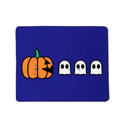 Halloween Gamer Pumpkin Eating Ghost Costume Mousepad