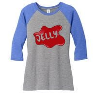 Halloween Gift Peanut Butter Jelly Costume Design Meaningful Gift Women's Tri-Blend 3/4-Sleeve Raglan Shirt