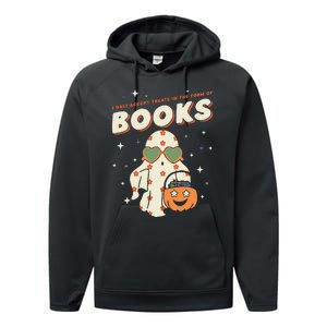 Halloween Ghost Pumpkin I Only Accept Treats In The Form Performance Fleece Hoodie