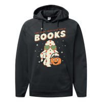 Halloween Ghost Pumpkin I Only Accept Treats In The Form Performance Fleece Hoodie