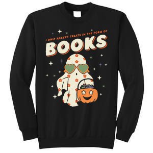 Halloween Ghost Pumpkin I Only Accept Treats In The Form Sweatshirt