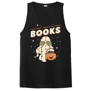 Halloween Ghost Pumpkin I Only Accept Treats In The Form PosiCharge Competitor Tank