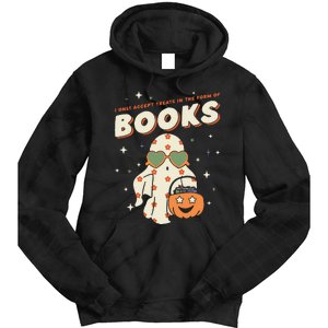 Halloween Ghost Pumpkin I Only Accept Treats In The Form Tie Dye Hoodie